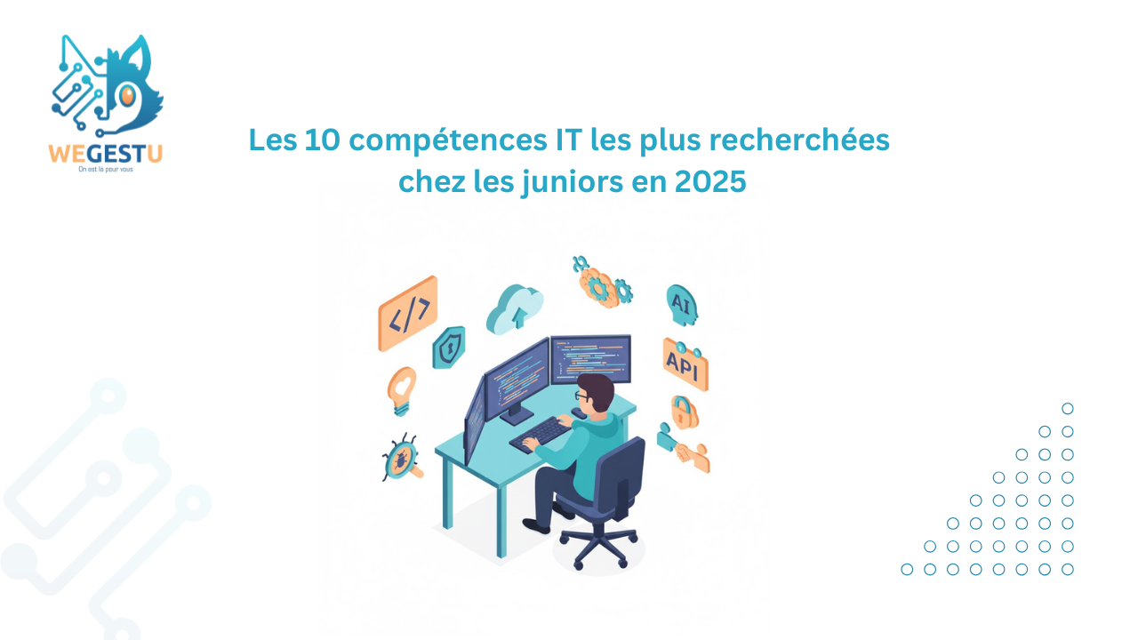 Les 10 compétences IT les plus recherchées chez les juniors en 2025
